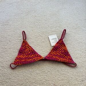 Acacia Berry Baja Crochet Top